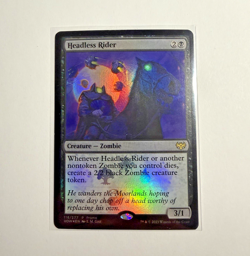 Wizards of the Coast MTG Headless Rider 118 Media Promos Promo Foil Black EN - Image 1
