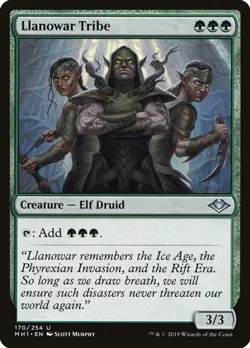 LP - Llanowar Tribe [MH1 - 170] Modern Horizons - Image 1