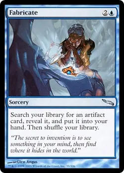 FABRICATE x1 mtg EX/NM Mirrodin 1 Unc - Image 1