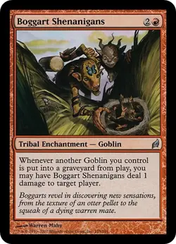 BOGGART SHENANIGANS x1 mtg EX/NM Lorwyn 1 Unc - Image 1