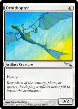 ORNITHOPTER x1 mtg EX/NM Mirrodin 1 Unc - Image 1