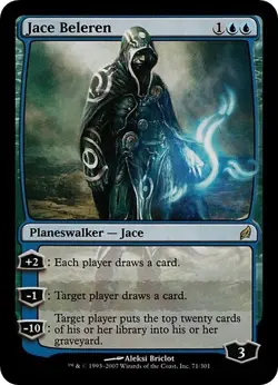JACE BELEREN x1 mtg Very Light Play Lorwyn 1 Rare - Image 1