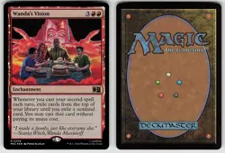 Wanda's Vision 708 Commander: Marvel Super Heroes Foil Rare MAGIC: THE GATHERING - Image 3
