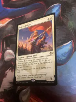 MTG Magic: The Gathering Tarkir: Dragonstorm VOICE OF VICTORY Rare MTG Mint - Image 2