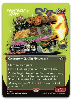 Howlsquad Heavy (Borderless) #342 (LP) Aetherdrift DFT Magic MTG - Image 1