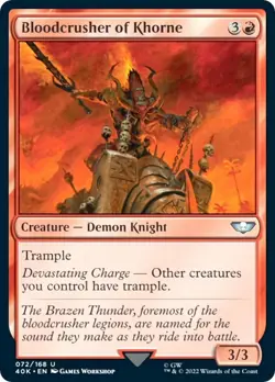 Bloodcrusher of Khorne [40K - 72] - NM - Image 1