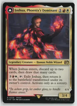 Joshua, Phoenix's Dominant Lightly Played 229 FINAL FANTASY Magic: The Gathering - Image 1