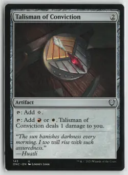 Talisman of Conviction LP 143 Phyrexia: All Will Be One Magic: The Gathering - Image 1