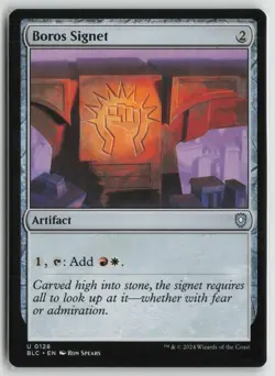 Boros Signet Lightly Played 128 Commander: Bloomburrow MTG - Image 1