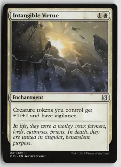 Intangible Virtue Lightly Played 67 Commander 2019 Magic: The Gathering - Image 1