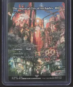 MTG Final Fantasy THE IMPERIAL CITY OF ARCHADES Wall of Omens Showcase 0027 FCA - Image 1