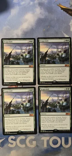 Scapeshift Core Set 2019 M19 201/280 English Regular Green Sorcery Lot of 4 - Image 1