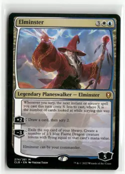 Elminster Baldur's Gate MTG NM - Image 1