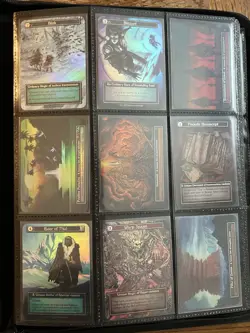 Sorcery Contested Realm Beta AL FOIL LOT Binder 9 NON-FOIL Print Errors Misprint - Image 1