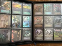 Sorcery Contested Realm Beta AL FOIL LOT Binder 9 NON-FOIL Print Errors Misprint - Image 4