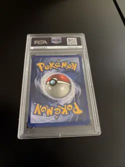 Pokemon TCG Hitmonchan Base Set Holo Unlimited Rare Card 7/102 PSA 1 - Image 2