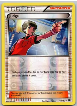 Judge 143/162 Uncommon BREAKthrough Pokemon Reverse Holo - Image 1