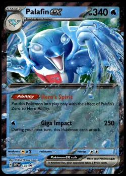 Palafin ex (JUMBO CARD) 126 Scarlet & Violet Promo Pokemon Near Mint - Image 1