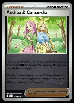 Anthea & Concordia 182/217 Uncommon Ascended Heroes Pokemon Reverse Holo NM - Image 1
