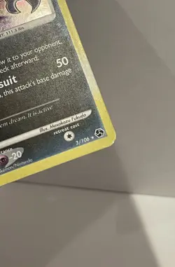 2008 Pokemon Darkrai 3/106 Great Encounters Holo Rare - Image 4