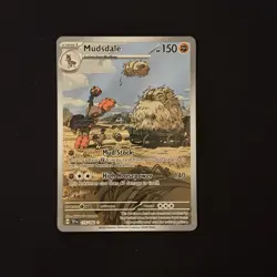Mudsdale 175/162 Illustration Rare Temporal Forces Pokemon Holo Near Mint - Image 1