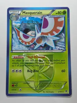 MASQUERAIN 2/101 RARE PLASMA BLAST REVERSE HOLO LP POKEMON - Image 1