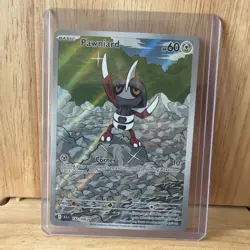 Pokemon Pawniard 142/086 Sv: Black Bolt Holo Illustration Rare - Image 1