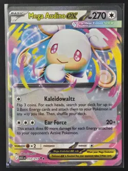 Mega Audino ex 172/217 Ascended Heroes Pokemon Holo NM/M - Image 1