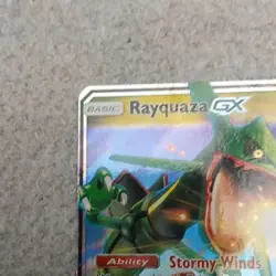 Rayquaza GX 109/168 SM-Celestial Storm Ultra Rare Holo EN Basic 180HP 2018 - Image 4