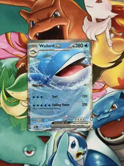Wailord EX 016/084 Double Rare Pokemon TCG Pitch Black - Image 1