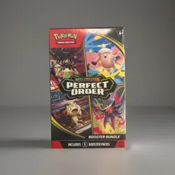 Pokemon TCG Mega Evolution Perfect Order Booster Bundles New Sealed (6 Packs) - Image 1