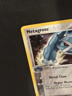 Pokemon TCG Metagross POP Series 1 002/017 Rare Holo Stage 2 100 HP with swirl - Image 2