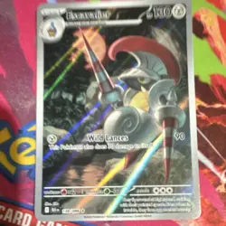 Sv Black Bolt Escavalier 138/086 Holo Illustration Rare Eng 190 HP Pokemon - Image 1