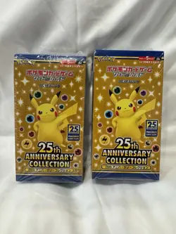Pokemon Japanese 25th Anniversary S8a "Celebrations" Factory Sealed 2X Boxes - Image 1