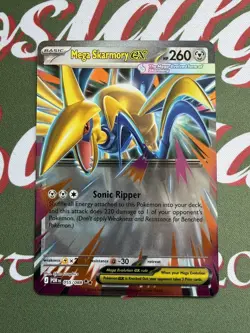 Pokemon TCG Mega Skarmory EX 055/088 Double Rare Perfect Order NM-M Pack Fresh - Image 1