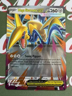 Pokemon TCG Mega Skarmory EX 055/088 Double Rare Perfect Order NM-M Pack Fresh - Image 3