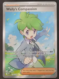 Wally's Compassion 176/132 Ultra Rare Mega Evolution Base Set Pokemon TCG - Image 1