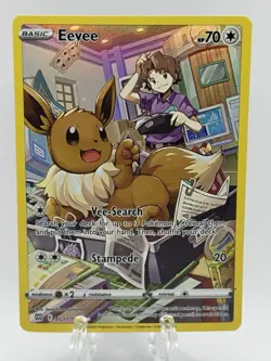 2022 Pokemon EEVEE #TG11/TG30 Sword & Shield Brilliant Stars Holo Full Art ENG - Image 1