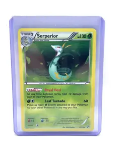 2011 Pokemon, Black & White Base, #6/114 Serperior, Holo Rare LP - Image 1