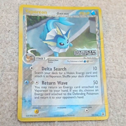 Vaporeon 18/113 EX Delta Species Reverse Holo EN Stage 1 70HP 2005 - Image 1