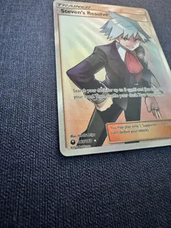 Steven’s Resolve 165/168 NEAR MINT Pokemon TCG Celestial Storm Full Art Holo - Image 2