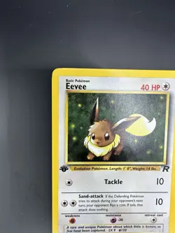 Eevee 55/82 Vintage Pokemon 1999-2000 Team Rocket 1st Edition - NM - Image 4