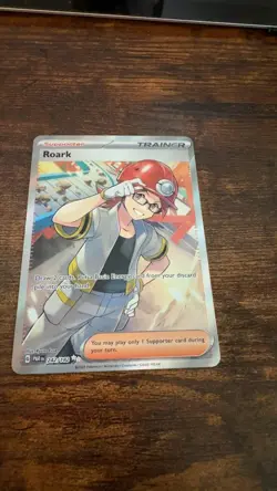 Roark 242/182 Ultra Rare Paradox Rift Pokemon Holo Near Mint - Image 1