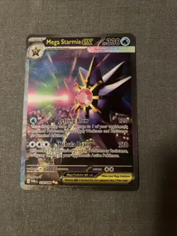 MEGA STARMIE EX 118/088 POKEMON PERFECT ORDER SPECIAL ILLUSTRATION RARE - Image 1