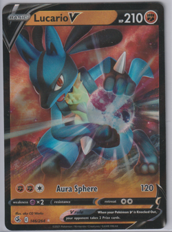 Lucario V 146/264 Pokemon Fusion Strike - Image 1