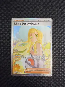 Pokemon TCG Lillie's Determination Mega Evolution 184/132 SIR - Image 1