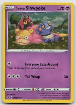 Galarian Slowpoke SWSH126 Holo Sword & Shield Promo Pokemon NM 195 - Image 1