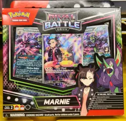 SEALED Pokemon TCG Rival Battle Deck Marnie Promo Box Marnie's Morpeko - Image 1