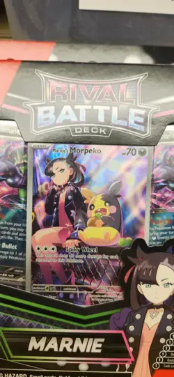 SEALED Pokemon TCG Rival Battle Deck Marnie Promo Box Marnie's Morpeko - Image 3