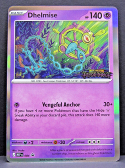 Dhelmise 084 Pitch Black Prerelease Promo - Pokemon TCG NM STAMPED - Image 1